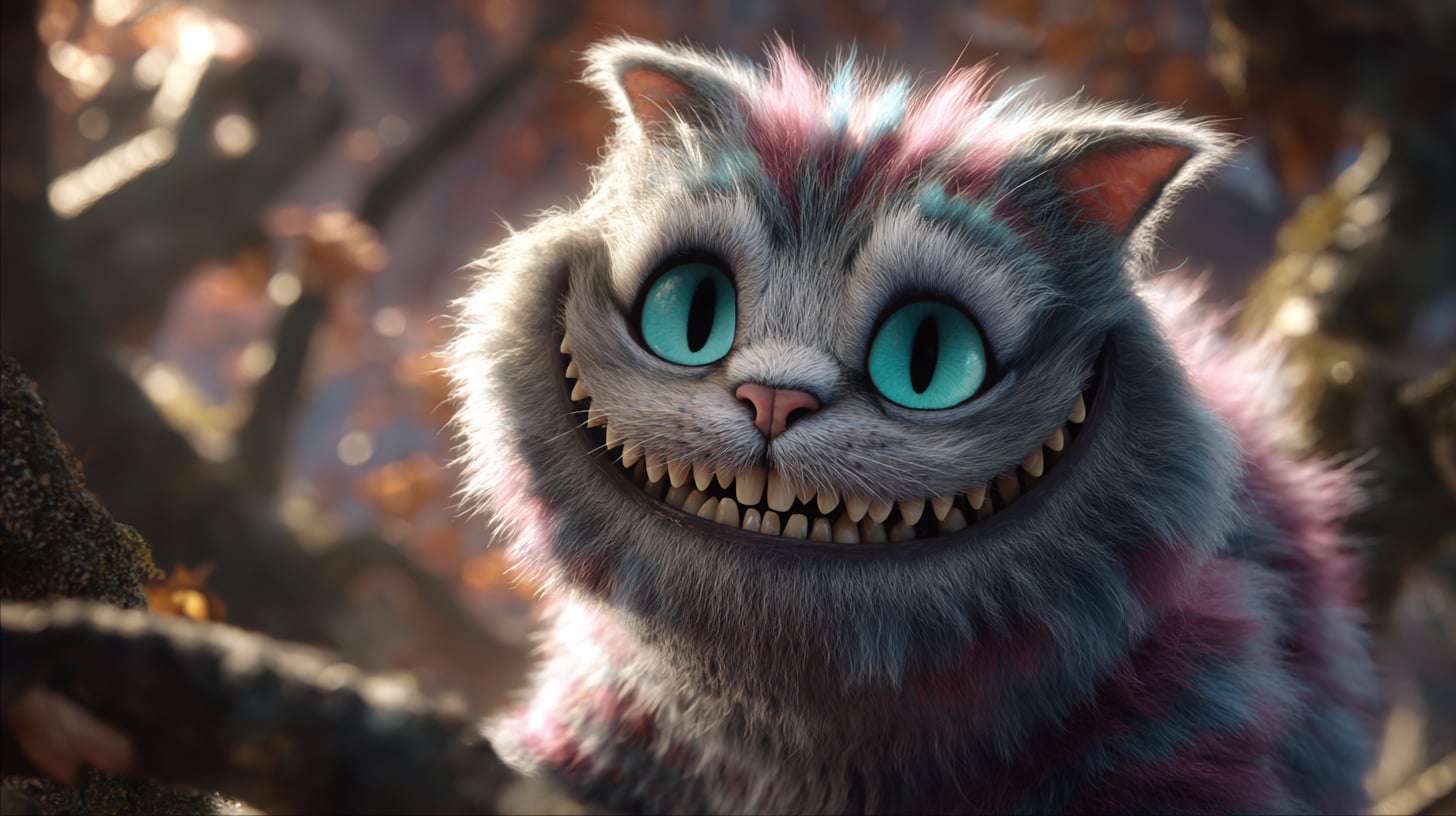 El Gato de Cheshire del Jardín Mental